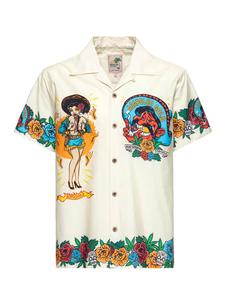 Футболка King Kerosin Hawaii Acapulco Gold, цвет кремовый