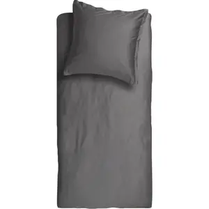 Постельное белье Золушка «Plain Sundays», со стоячим швом Cinderella, антрацит