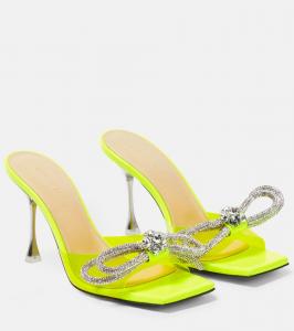 Туфли-мюли из ПВХ с двойным бантом Mach & Mach