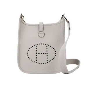 HERMES Сумка через плечо Evelyne Clemence из коровьей кожи, мини кроссбод для женщин, 8L, цвет Beton Concrete Gray