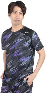 Футболка Oakley Slant Graphic SS Tee 9.0 Tennis Shirt, черный