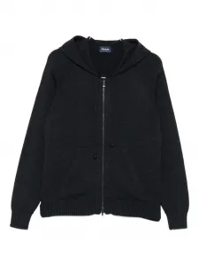 Худи на молнии Drumohr, серый