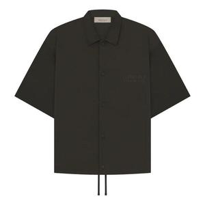 Рубашка drop2 ss23 short-sleeve nylon shirt 'off-black' Fear Of God Essentials, черный