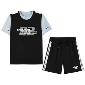 Skechers Повседневная спортивная одежда carbon black для подростков