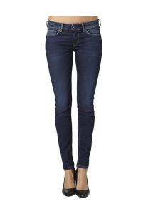 Джинсы обтягивающие 5-карманные Pepe Jeans, синий