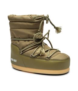 Ботинки женские зимние Moon Boot утепленные, зеленый