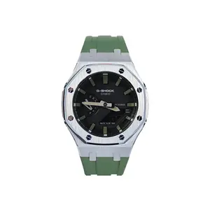 Мужские часы CASIO Liquid Crystal/Analog Dual Display Series черные