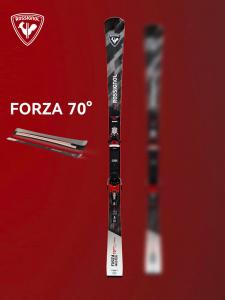 Rossignol Мужские и женские профессиональные лыжи серии FORZA для снежного склона, маленькая поворотная доска, FORZA 40, 157 см, рост (168-170 см)