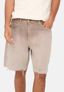 Джинсовые шорты Only & Sons, оранжевый