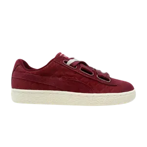 Кроссовки Wmns Suede Heart Quilt Puma, красный