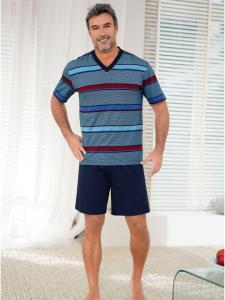 WITT WEIDEN Короткие шорты в темно-синюю и красную полоску