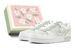 Кеды Nike Court Borough Skateboard Shoes Women's Low-Top White