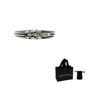 Кольцо Dagger Chrome Hearts, серебряный