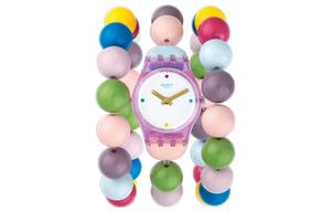 Женские белые часы 25 мм LP148 SWATCH