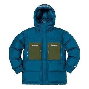 Куртка fw19 week 16 gore-tex 700-fill down parka jacket 'navy' Supreme, синий