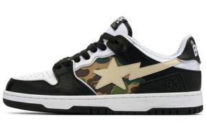Sk8 Sta Low Черный Белый A Bathing Ape