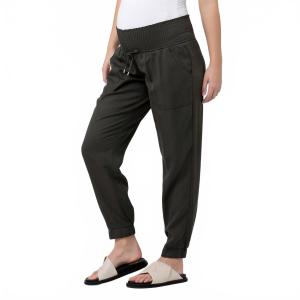 Tencel 'Off Duty' брюки-джоггеры для беременных в оливковом цвете Ripe