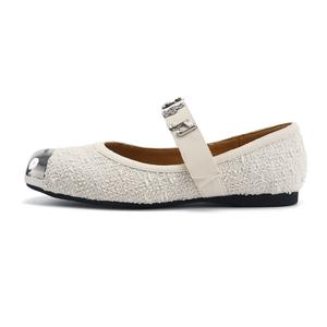 Туфли Minimalist Style Plain Collection Mary Jane Shoes Women's DHARRY, Beige