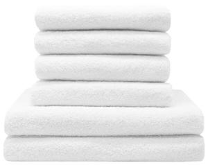 Полотенце Zolln шт 00000283 6 шт, 50x1x100 см, белый