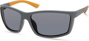 Timberland мужские Tba9273 прямоугольные солнцезащитные очки, Matte Grey