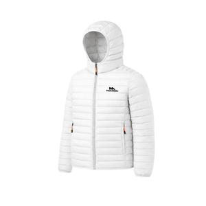 Пуховик Unisex Hooded Lightweight Quilted Down Jacket HUANQIU, экрю (cotton garment style)