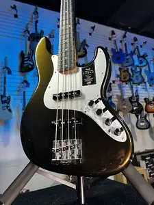 Fender American Ultra II Jazz Bass - Texas Tea, накладка из черного дерева, официальная распродажа! 093