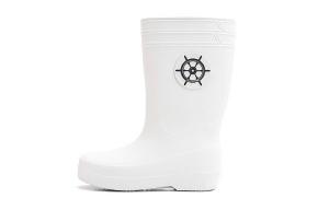 Резиновые сапоги унисекс белый Jifffly