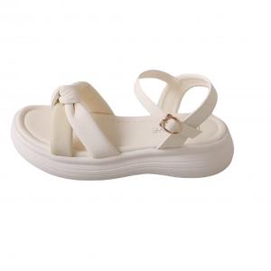 Сандалии с одним ремешком 4 см женские Puppytown, Ecru
