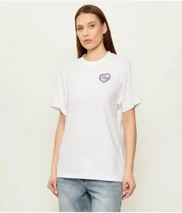 Винтажная футболка relaxed fit Hugo Blue, белый