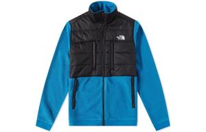 Куртка мужская синий с черными надписями The North Face