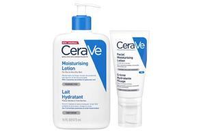 Восстанавливающий увлажняющий крем + легкий восстанавливающий лосьон CeraVe