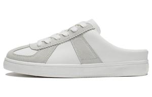 Кроссовки для скейтбординга Yunchuan женские с низким верхом, белые/серые Lining