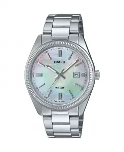 Мужские часы из нержавеющей стали серебристого тона, 38.5 мм Casio