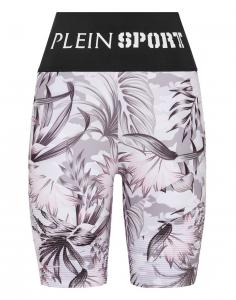 Леггинсы Plein Sport Skinny Leggings, черный/белый