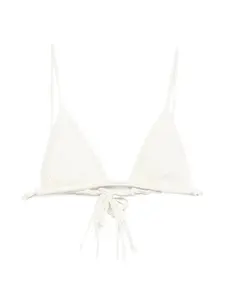Треугольный бикини Tangle Jil Sander, белый