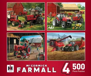 Пазл Masterpieces для взрослых из 500 деталей - Farmall, 4 шт. Masterpieces Puzzles, multicolor