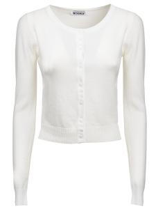 Вязаный кардиган Influencer, белый