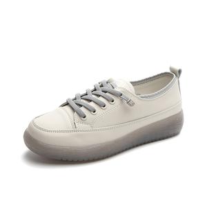 Женские противоскользящие износостойкие низкие кеды для скейтбординга Medd, бежево-черные