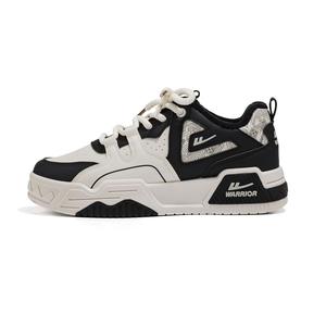 WARRIOR Низкие скейтерские кроссовки мужские белый темно-синий