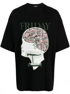 Футболка с графичным принтом Undercover, черный