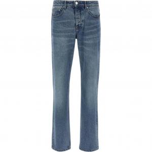 Джинсы Ami Paris Logo Patch Classic Fit AMIPARIS, синий