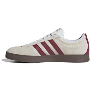 Кроссовки adidas VL Court 2.0 Skateboarding Shoes Unisex Low-top Han Jade White/Dark Red/White, красный