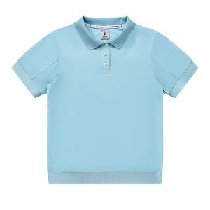 Skechers Yazhuan Series Polo Shirt Unisex Gray Blue