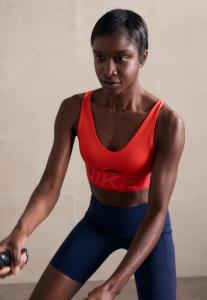 Бюстгальтер Nike Performance INDY PLUNGE BRA BOLD, Light Crimson/Challenge Red/White/Red