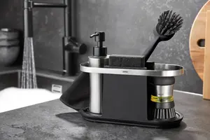 Органайзер GEFU "SMARTLINE", противоскользящие ножки 24х13х10 см, черный