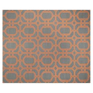 Ковер из шерсти ручной работы Dhurries Interlock Safavieh, мультиколор, 183x183 см, круглый