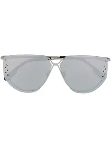 Солнцезащитные очки-авиаторы с перфорацией KENZO, серый