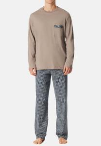 Пижамный комплект Schiesser SET, Braungrau/Light Brown