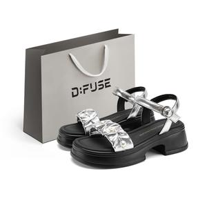 Сандалии с одним ремешком D FUSE SCANDINAVIA женские D:FUSE SCANDINAVIA, Black