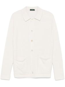 Zanone трикотажная рубашка, белый